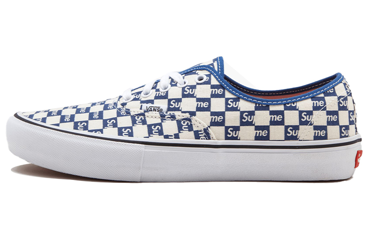 Authentic Supreme x Authentic Vans Pro 'Checkered Blue'