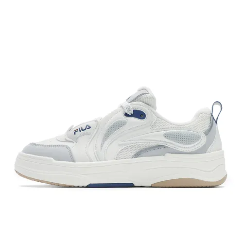 FILA VIBE Low top Skateboard Shoes Men's White Gray