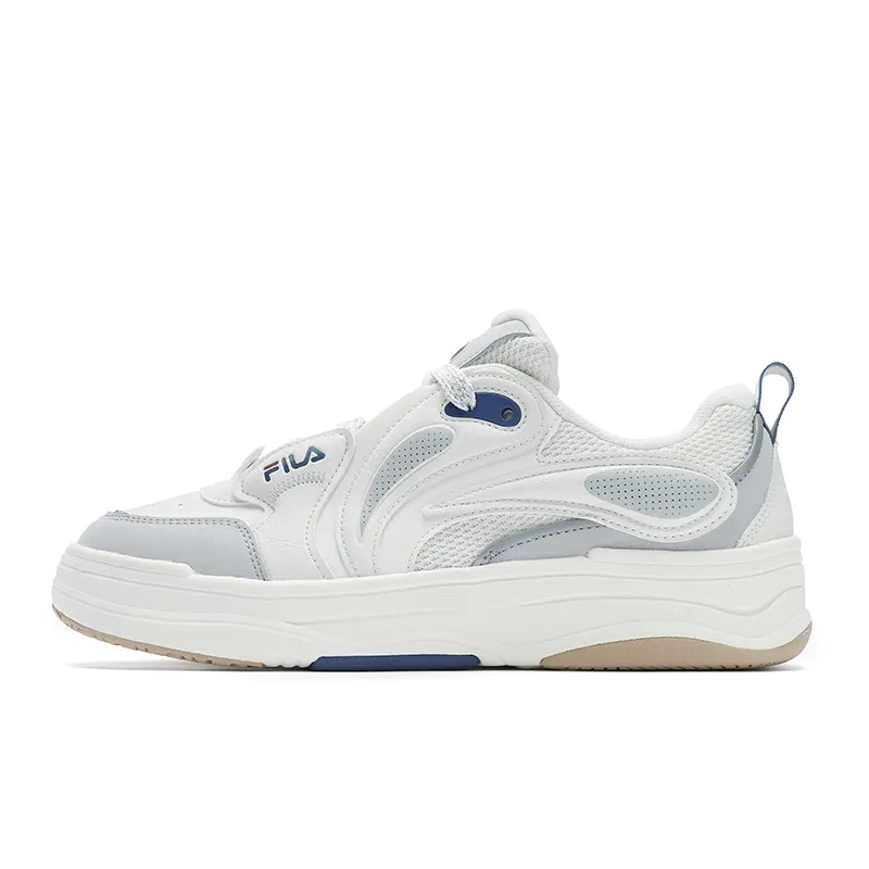 FILA VIBE Low top Skateboard Shoes Men's White Gray