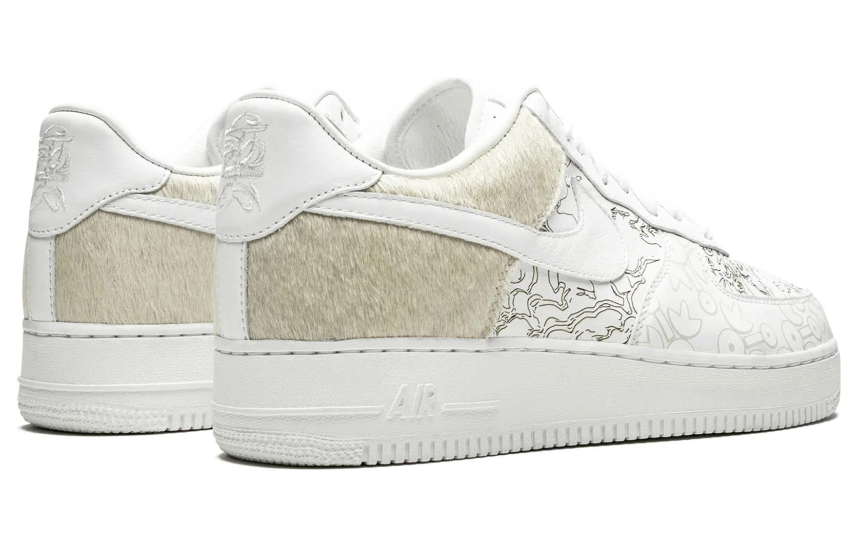 Кроссовки Nike Air Force 1 Premium (белые) — фото 4