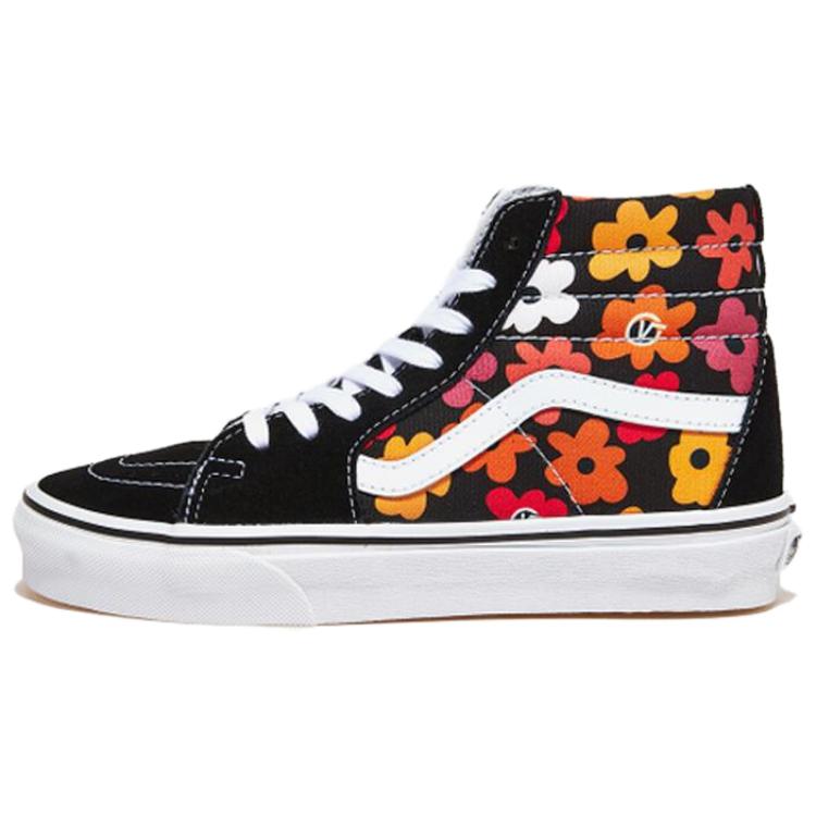 Женские кеды Vans Sk8-Hi (черно-белый)
