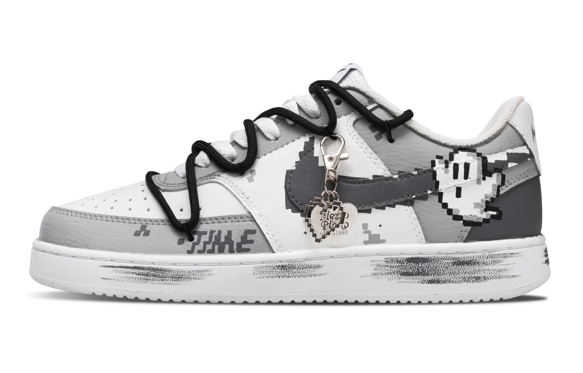 Nike Court Vision 1 Digital Ghost Slip Resistant Abrasion Resistant Slip Resistant Abrasion Resistant Low top