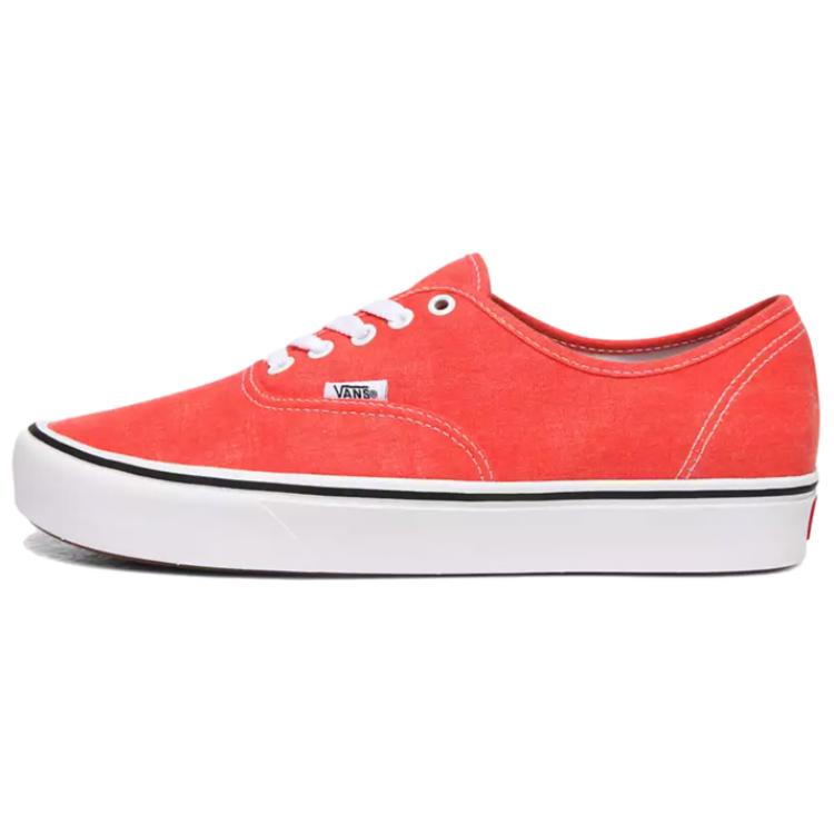 Vans Washed Canvas Comfycush Authentic Orange