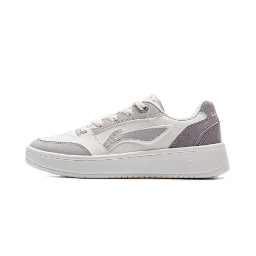 Li Ning Sycee V3 Low top Skateboard Shoes Women's White Purple