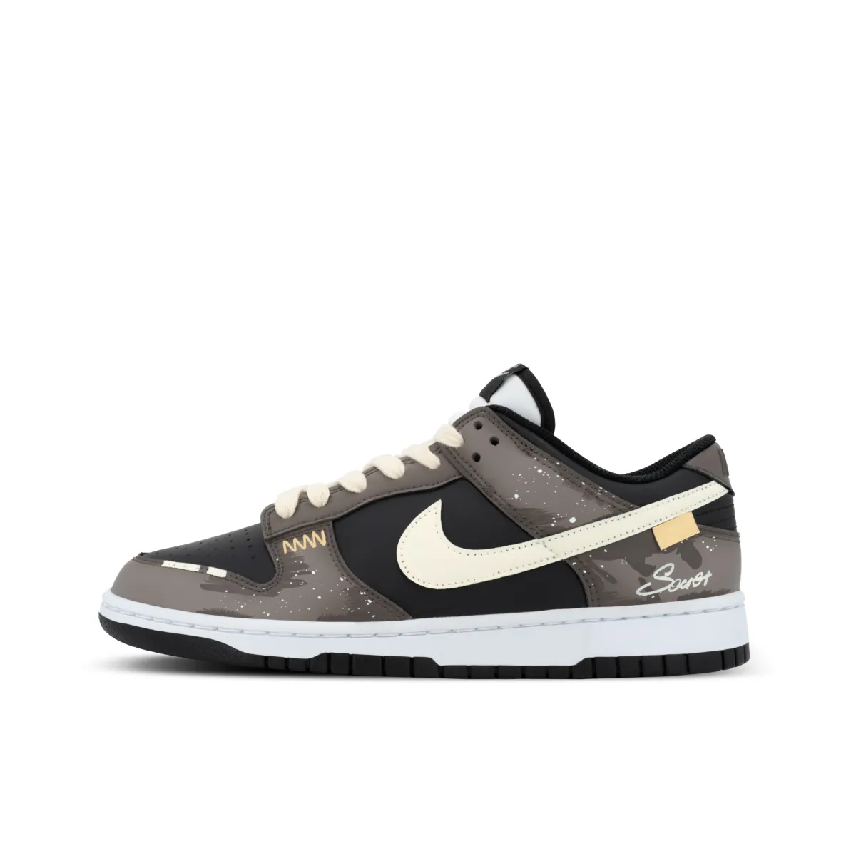 Nike Dunk Xingji Prankster XJDD Mocha Coffee Low top Skateboard Shoes Unisex Black Brown