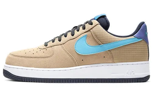 Nike Air Force 1 '07 LV8 2 Suede Wrapped Support Low Top Shoes Men and Women Khaki
