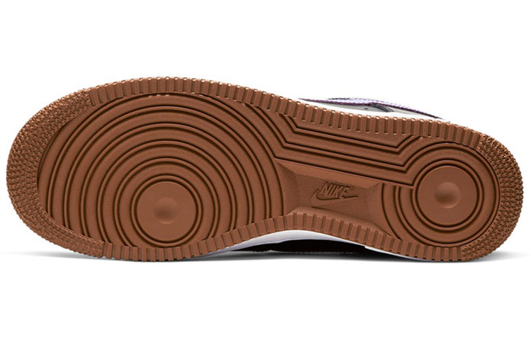 Кеды Nike Air Force 1 (черно-фиолетовые) — Чёрный / фиолетовый — фото 5