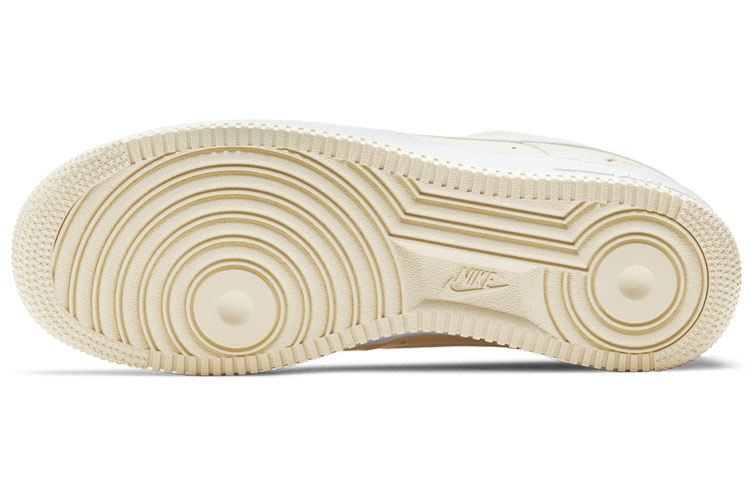 Кеды Nike Air Force 1 07 Low PRM EMB "Popcorn" (молочные) — Молочный — фото 6
