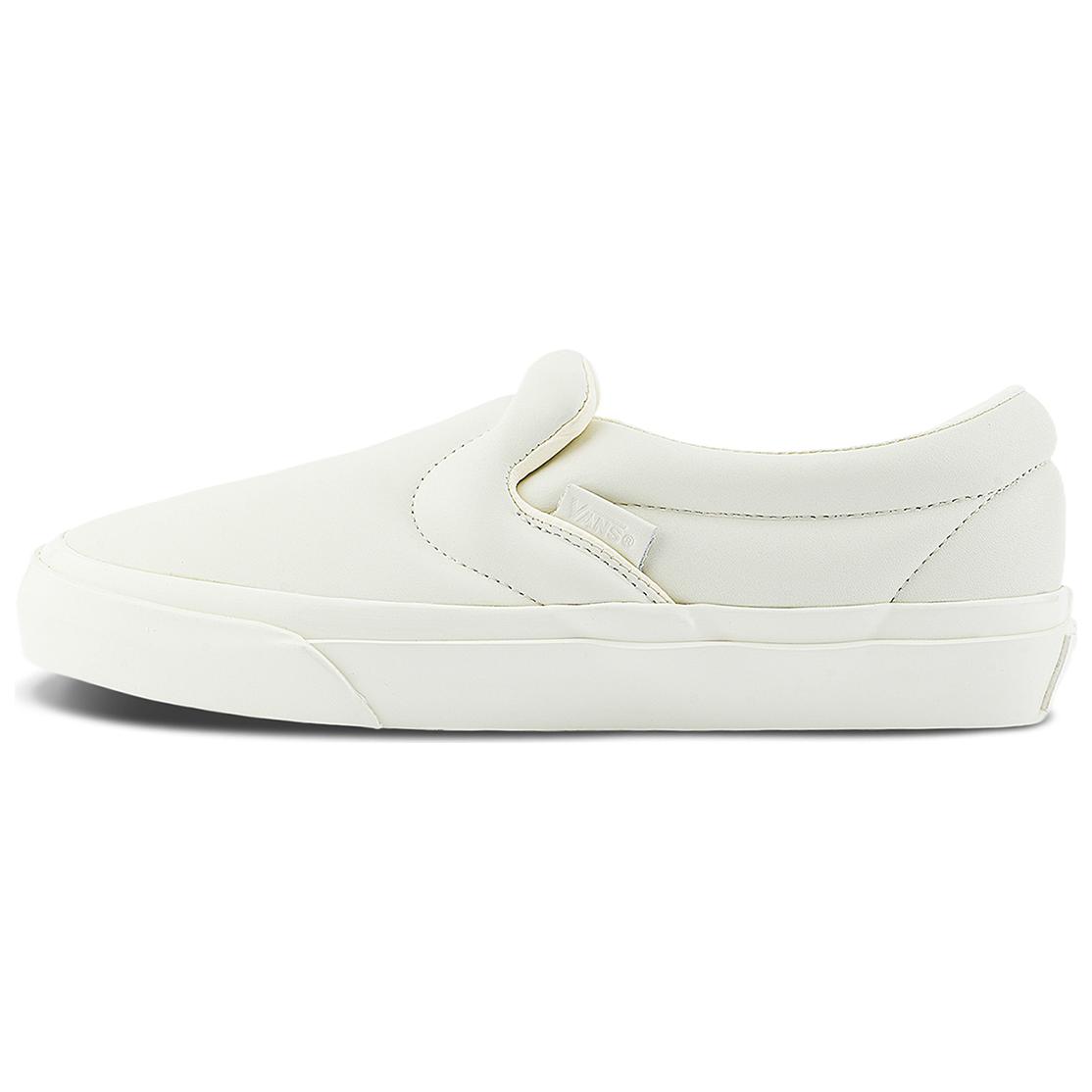 Слипоны Vans slip-on (серо-белые)