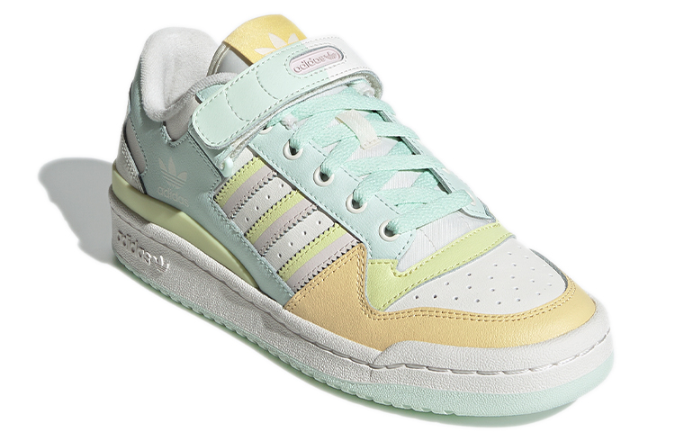 Женские кеды adidas Forum Low (бело-синие) — фото 3