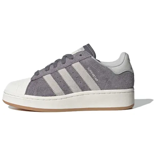 Adidas Originals SUPERSTAR XLG Low top Skateboard Shoes Women's Gray White