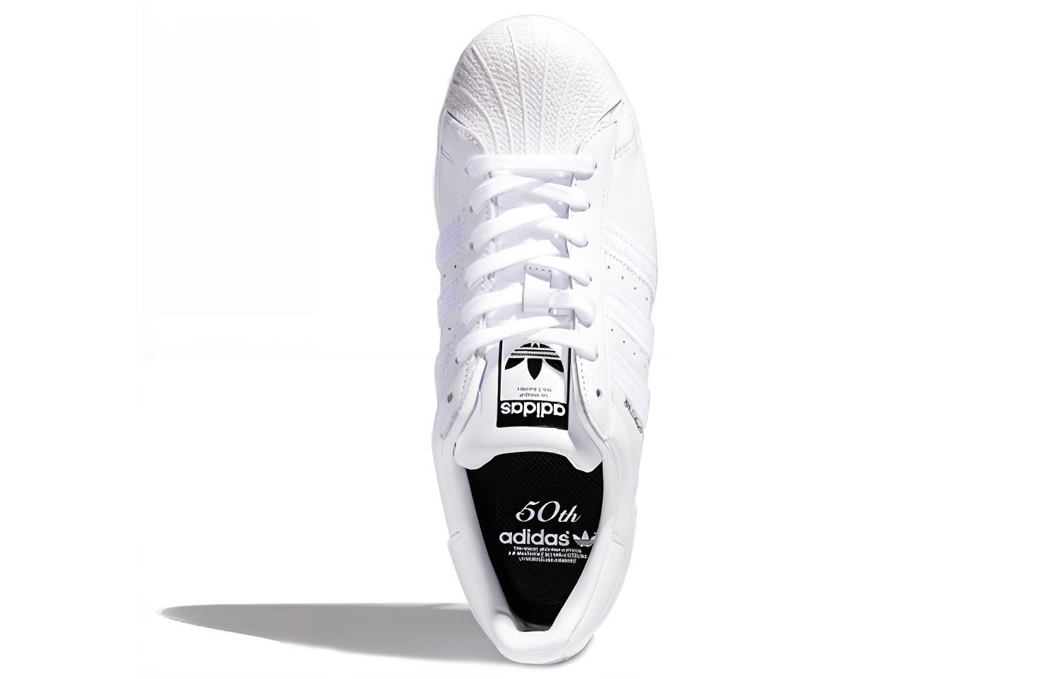 Кеды adidas Originals Superstar (бело-серый) — Белый / серый — фото 5
