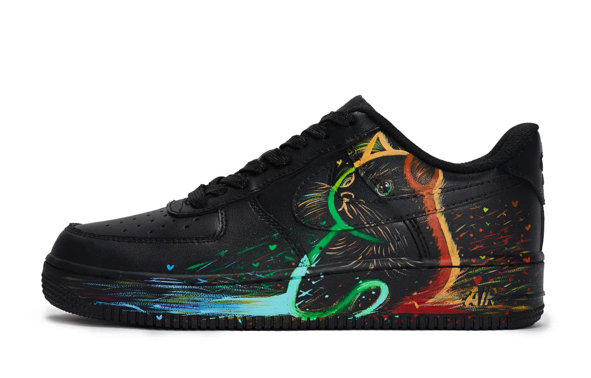Nike Air Force 1 Skateboard Shoes Unisex Low Top Red/Blue/Green