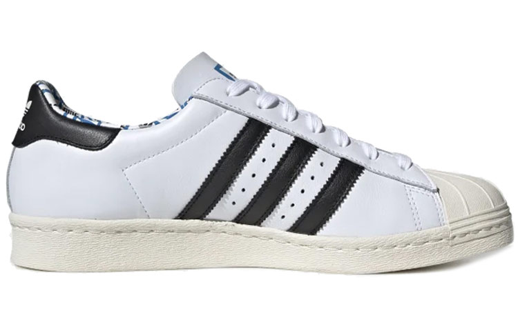Кеды adidas originals Superstar (бело-черные) — фото 2