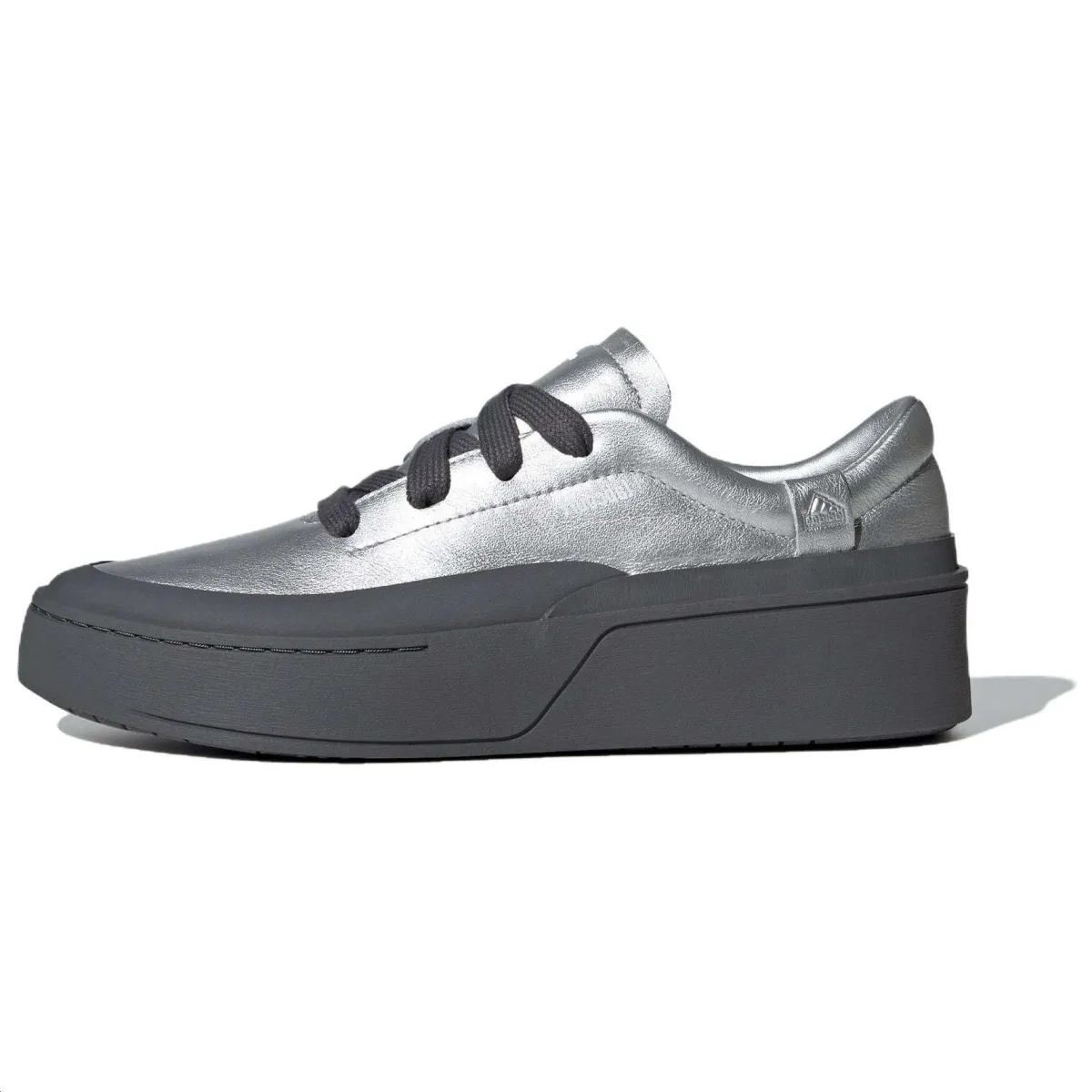 Adidas LABCOURT TRAINERS Slip Resistant Abrasion Resistant Low top Skateboard Shoes Unisex Silver Gray