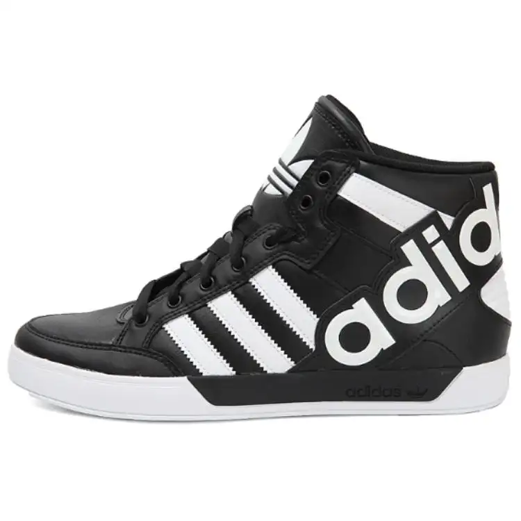 Adidas Originals Hardcourt Hi Big Logo 'Black White'