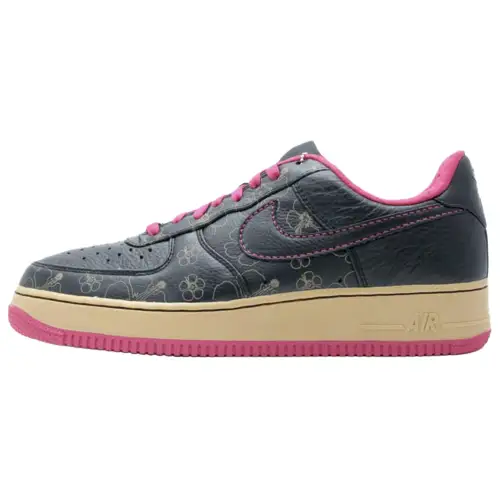 Nike Air Force 1 Low Black Floral Pink