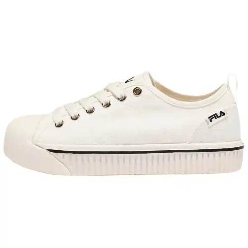 FILA Center Court G V3 Comfortable Low top Skateboard Shoes Unisex White