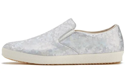 Onitsuka Tiger Skateboard Shoes Women's Low Top Silver
