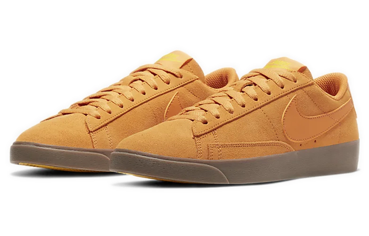 Женские кеды Nike Blazer SD (желтые) — фото 3