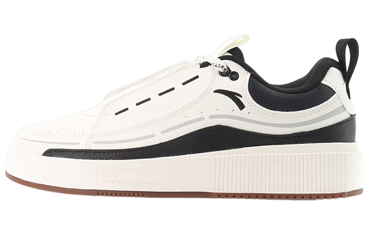 Anta Life Collection Textile, Synthetic Leather Slip Resistant Cushioning Abrasion Resistant Low top Skateboard Shoes