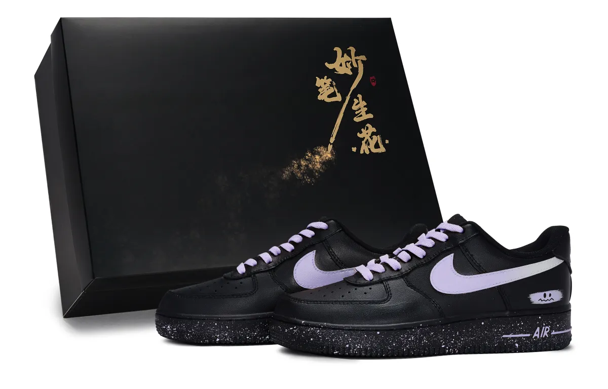 Nike Air Force 1 Skateboard Shoes Unisex Low Top Purple