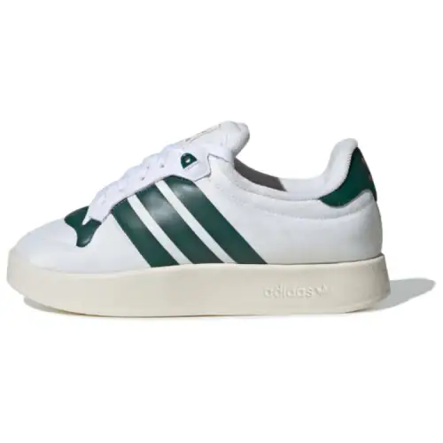 Adidas Originals Comfortable Coverage Low top Skateboard Shoes Unisex White Green
