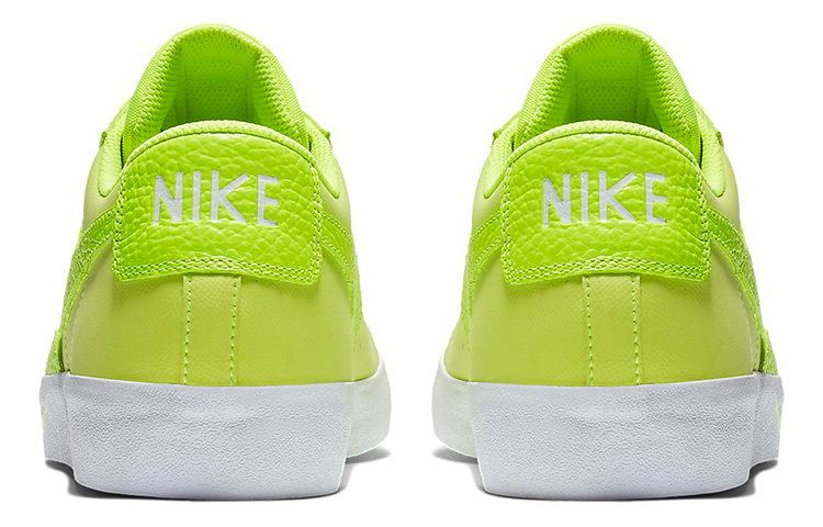 Мужские кроссовки Nike Blazer PRM (ярко-желтые) — 白/荧光黄 — фото 5