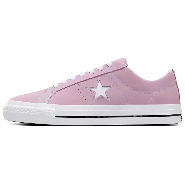 Converse One Star Pro Low top Skateboard Shoes Unisex Purple White