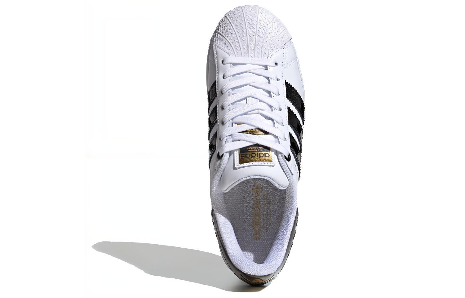 Женские кеды adidas originals Superstar Bold (бело-черные) — фото 4