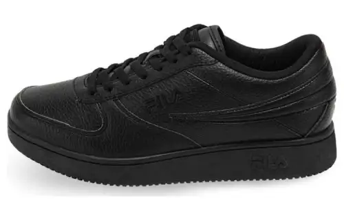 FILA Cushioning, Wear Resistant Low top Skateboard Shoes Men's Black