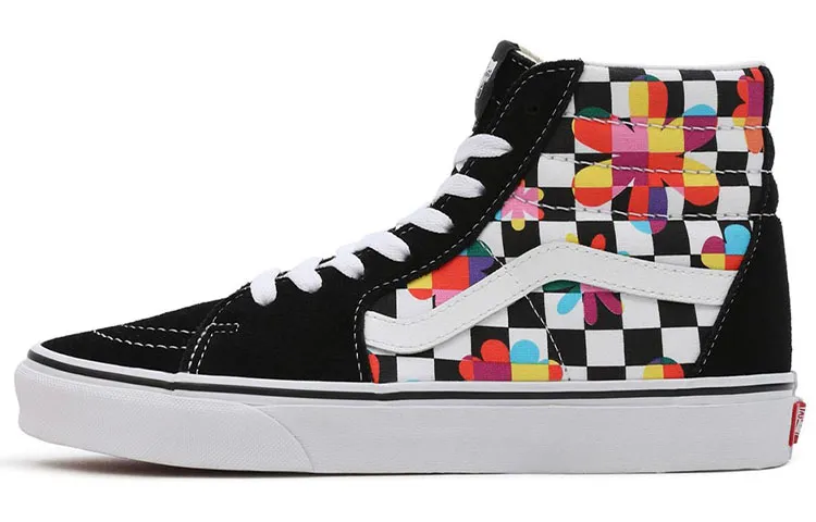 Vans Sk8-Hi "Floral Checkerboard" sneakers