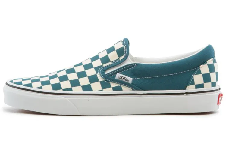 Slip-On Classic Vans 'Checkerboard - Blue Coral'