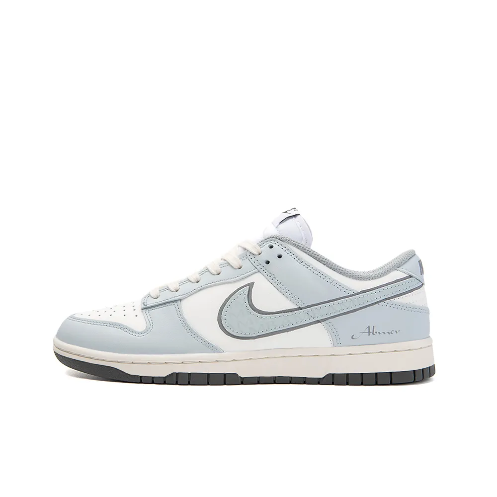 Nike Dunk Dark Cloud Frost, Amber Low top Skateboard Shoes Women's Gray Blue