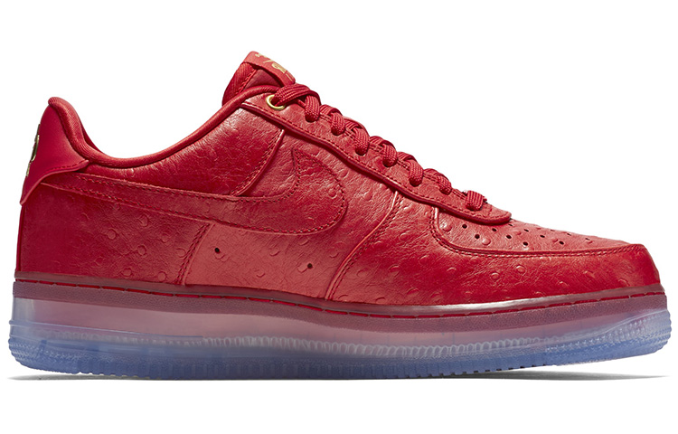 Мужские кроссовки Nike Air Force 1 CMFT Lux Low Ostrich Red (красный) — фото 2