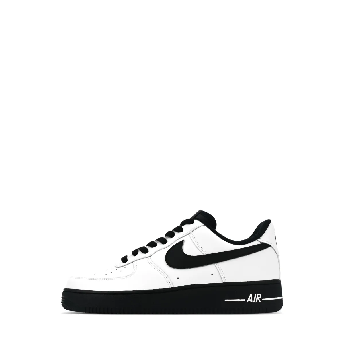 Nike Air Force 1 07 Leather Abrasion Resistant Low top Skateboard Shoes Unisex Black White