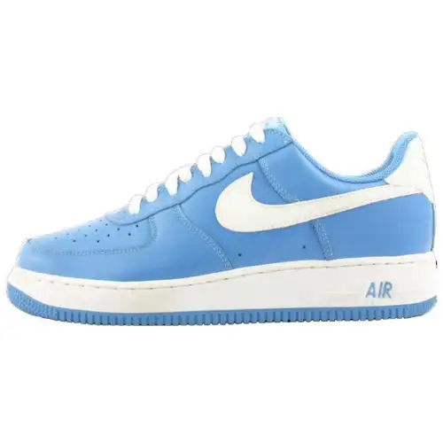 Nike Air Force 1 Slip Resistant Abrasion Resistant Low top Skateboard Shoes Men's Blue