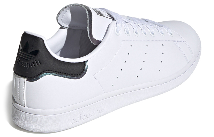 Кеды adidas originals StanSmith (бело-черно-серебристые) — фото 4