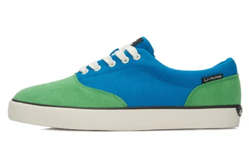 Li Ning Fabric Balance Lightweight Quick Dry Impact Resistance Low top Skateboard Shoes Men's