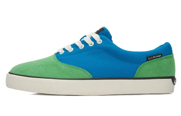Li Ning Fabric Balance Lightweight Quick Dry Impact Resistance Low top Skateboard Shoes Men's