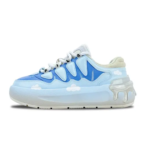 FILA CARROT 1 Slip Resistant Cushioning Abrasion Resistant Low top Skateboard Shoes Women's Blue