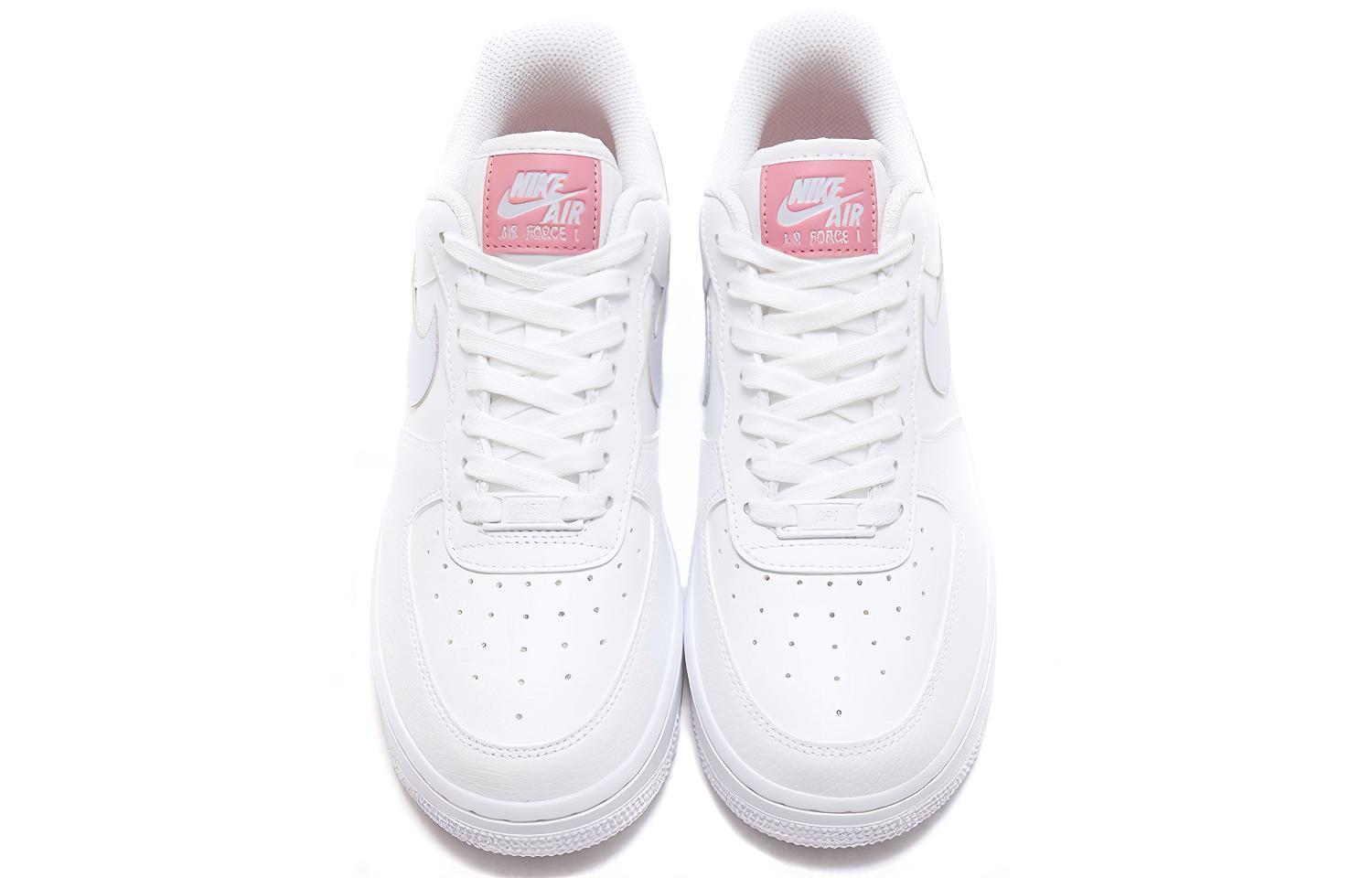 Женские кроссовки Nike Air Force 1 Desert Berry (бело-розовые) — фото 4