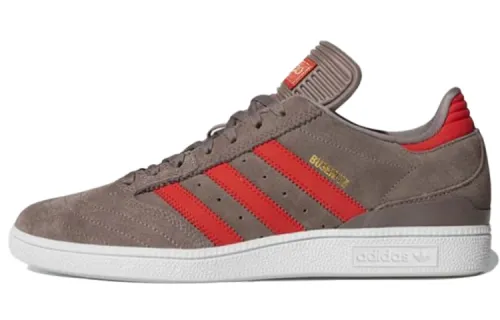 Adidas Originals Busenitz Wear resistant And Lightweight Low top Skateboard Shoes Men's Gray Red