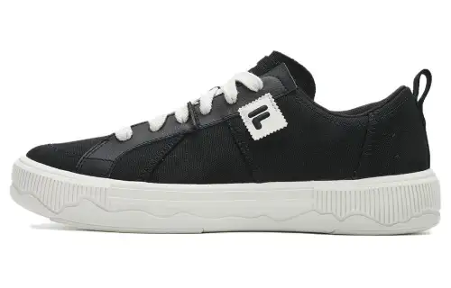 FILA FUSION POP 3 Abrasion Resistant Low top Skateboard Shoes Men's Black
