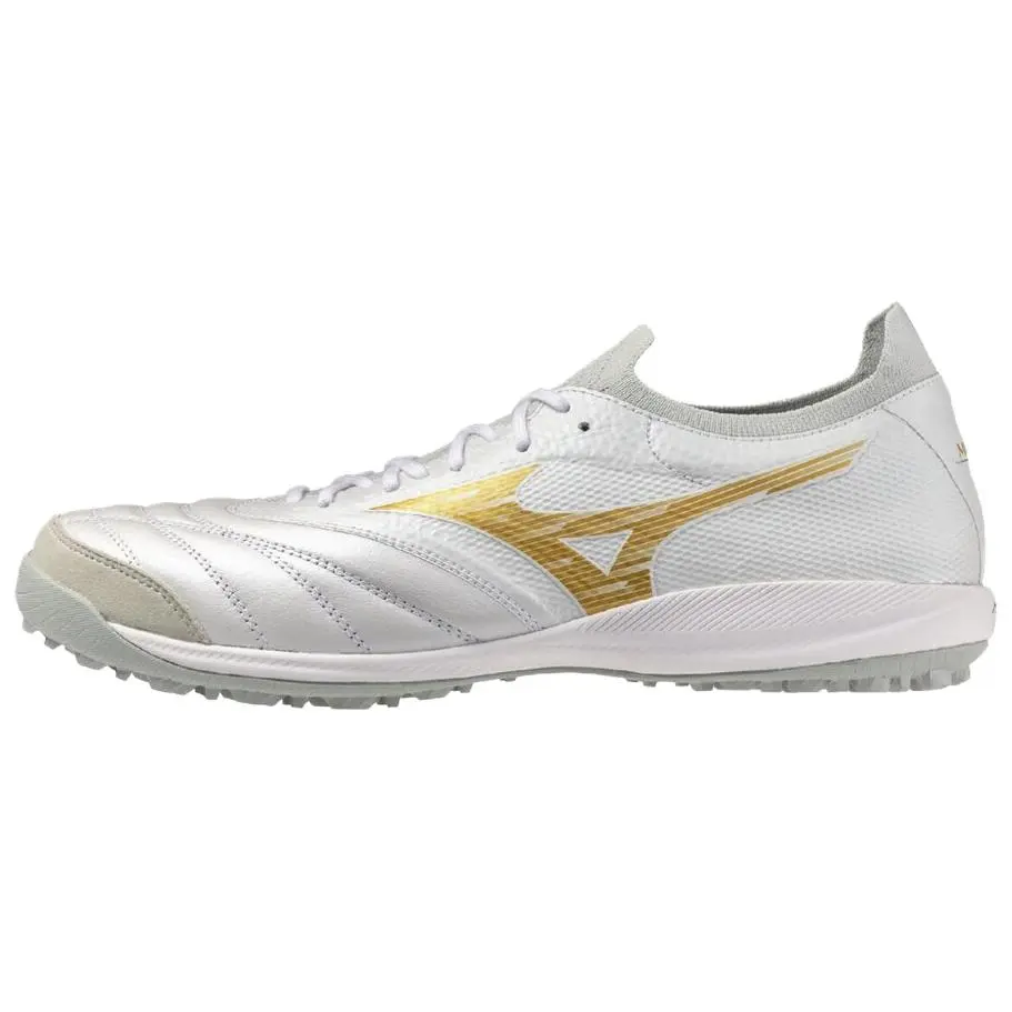Mizuno Morelia Neo Sala B Soccer Shoes Unisex White Gold