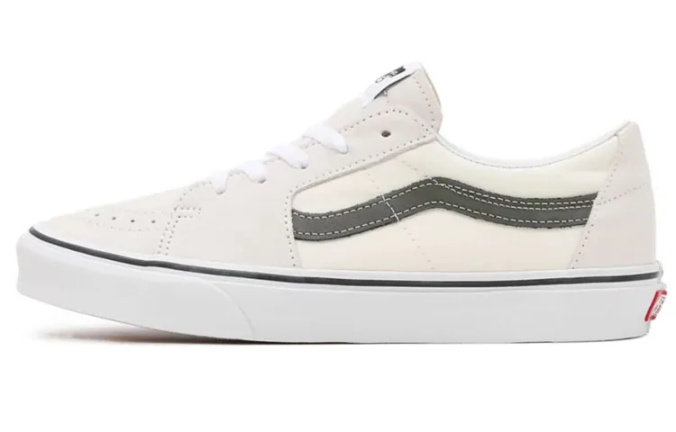 Sk8 Vans-Low 'Utility Pop - Blanc de Blanc Khaki'