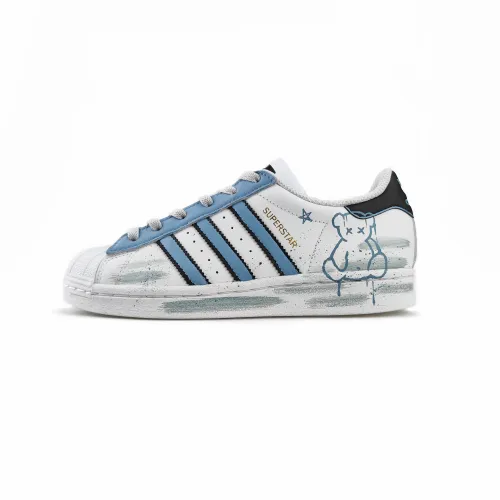 Adidas Originals SUPERSTAR Couple Shoes Slip Resistant, Abrasion Resistant, Lightweight Low top Skateboard Shoes Unisex