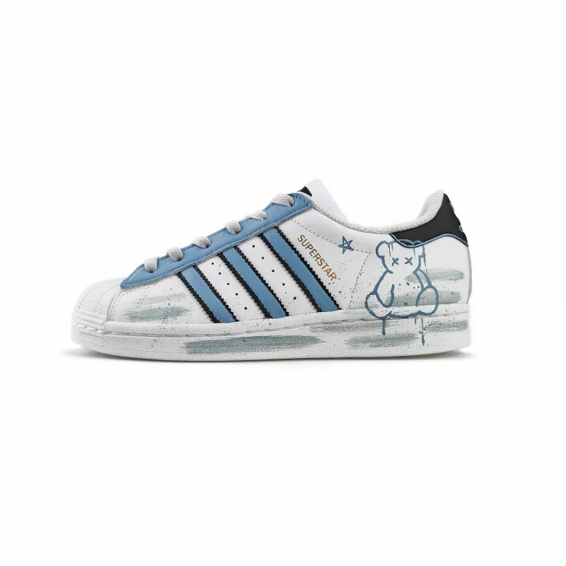 Adidas Originals SUPERSTAR Couple Shoes Slip Resistant, Abrasion Resistant, Lightweight Low top Skateboard Shoes Unisex