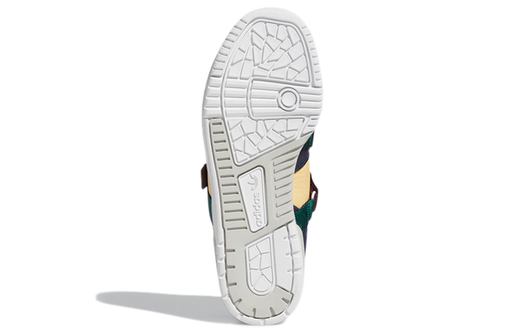 Женские кеды adidas Rivalry Low Strap (сине-желтые) — фото 6