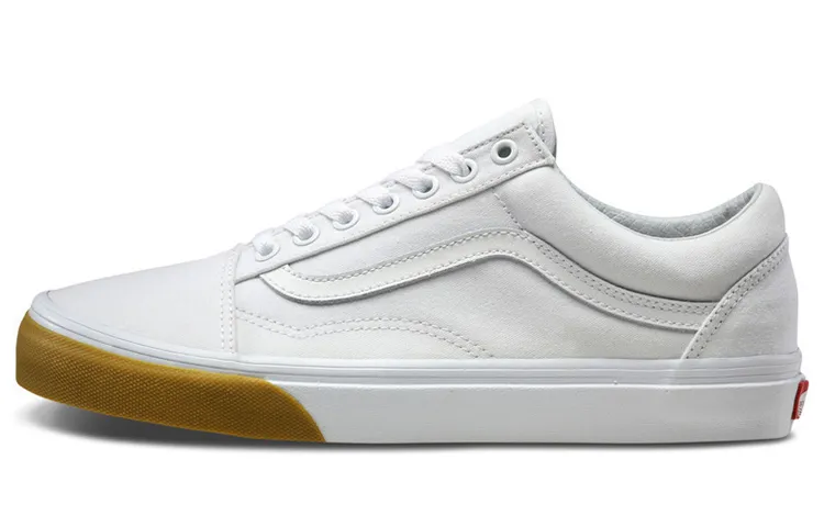 Vans Old Skool Low top Skateboard Shoes Unisex Pearl White